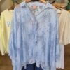 Collared, Button Through, Oversized Side Split Lace Shirt