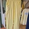 Pastel Yellow relaxed fit trousers