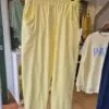 Pastel Yellow relaxed fit trousers