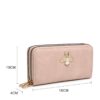 Lareg bee purse details and specifications showing measurements