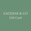 SageBay & Co gift Card on green background