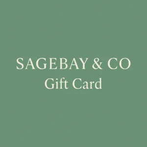 SageBay & Co gift Card on green background