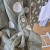 Khaki Polka Dot Button-Up Tunic