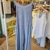 Blue Washed Linen Jumpsuit