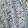 Blue Floral Tie-Waist Mini Dress