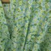 Green Floral Tie-Waist Mini Dress