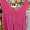 Pink Tiered Midi Dress