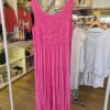 Pink Tiered Midi Dress