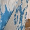 Blue Tie Dye Print Midi Dress