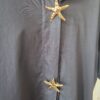 Navy Star Button Shirt Dress