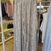 Chocolate Brown Striped Wide- Leg Trousers