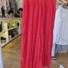 Red Tiered Summer Dress