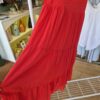 Red Tiered Summer Dress