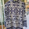 Navy & White Patterned Kimono