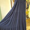 Navy Tiered Midi Dress