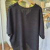 Black Tie Front V-Neck Top