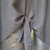 Black Tie Front V-Neck Top