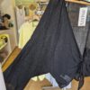 Black Tie Front Cropped Cardigan