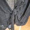 Black Tie Front Cropped Cardigan