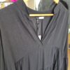 Black Tiered Flared Sleeve Dress
