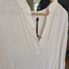 Cream Tiered Flared Sleeve Dress