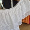 White Broderie Bardot Dress