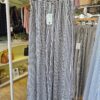 Navy Striped Wide-Leg Trousers