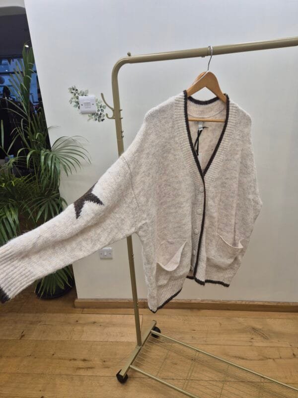 2026/01/1000387953-scaled.jpg Soft Cream Star Relaxed Knit Cardigan