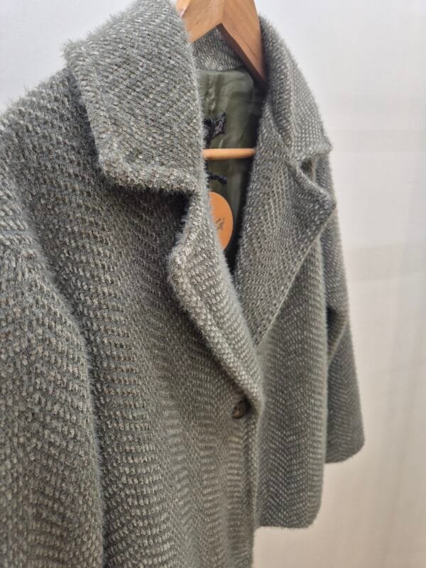 Green Single Breasted Short Coat