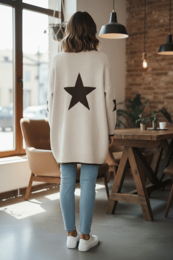 2026/01/1000388743.png Soft Cream Star Relaxed Knit Cardigan