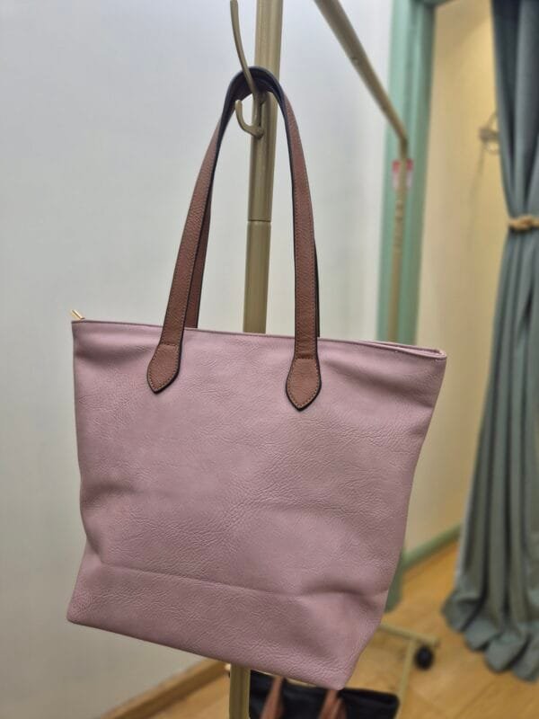 Tote Bag In Blush Pink