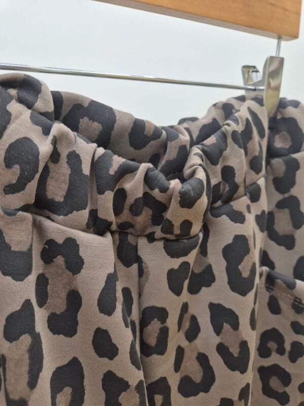 Leopard print Harem-Style Joggers