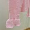 Women’s Soft Pink Cardigan With Ruffle Cuffs
