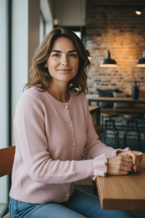 2026/01/1000389021.png Women’s Soft Pink Cardigan With Ruffle Cuffs