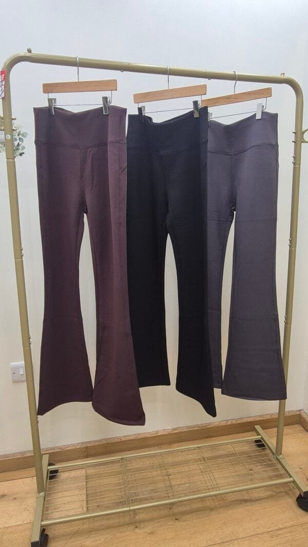 Black Flared Leggings