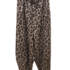 Leopard print Harem-Style Joggers