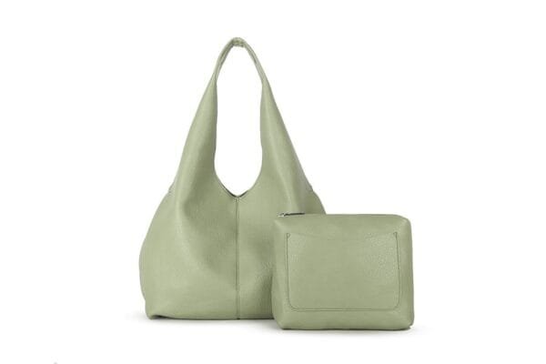 2026/01/1000390212.jpg Sage Green Slouchy Bag With Pouch