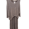 2026/01/1000390539.png Tulle Dress & Texture Batwing Jumper Set In Mocha
