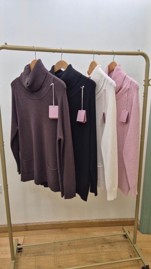 Luxe Longline Rollneck Knit