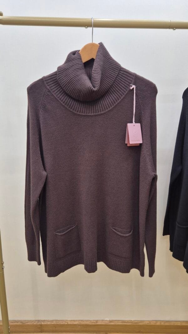 Luxe Longline Rollneck Knit