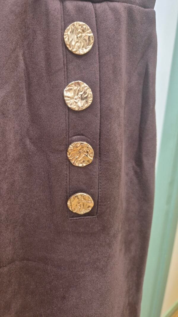 2026/01/1000390836-scaled.jpg Tailored Brown Trousers With Gold buttons - Medium