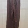 2026/01/1000390838-scaled.jpg Tailored Brown Trousers With Gold buttons - Medium