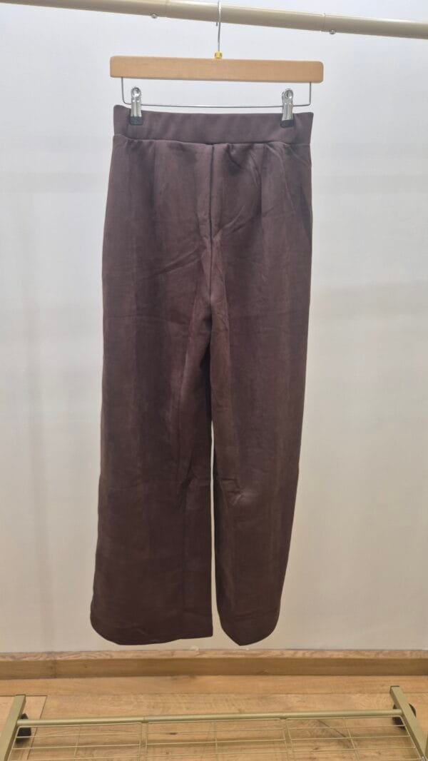 2026/01/1000390838-scaled.jpg Tailored Brown Trousers With Gold buttons - Medium