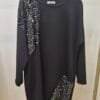 2026/01/1000390935-scaled.jpg Black Sequin Panel Relaxed Fit Tunic Dress