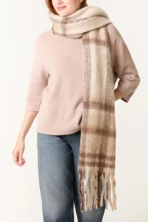 2026/01/1000390963.jpg Cream Checked Scarf