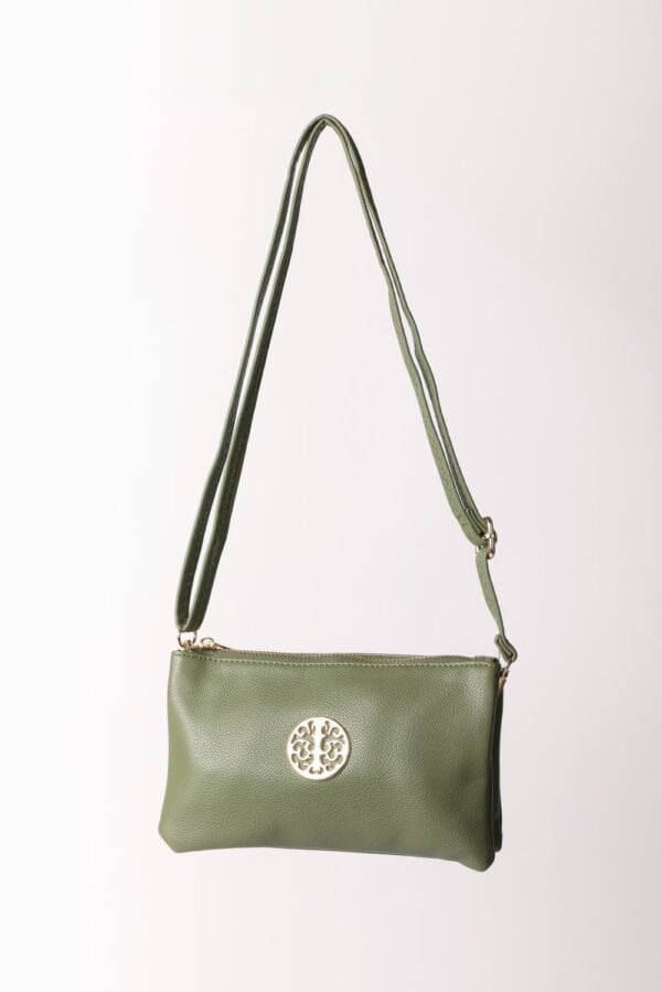 2026/01/1000390998.jpg Sage Green Gold-Detail Medium Clutch