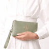 2026/01/1000391013.png Sage Green Gold-Detail Medium Clutch