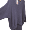 2026/01/1000391278.png Tulle Dress & Texture Batwing Jumper Set In Navy