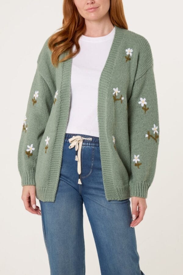 2026/01/1000391283-1.jpg Sage Green Cardigan With Embroidered Flowers