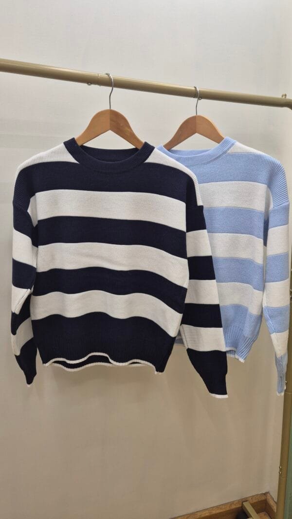2026/01/1000391478-scaled.jpg Sky Blue Crew Neck Striped Jumper